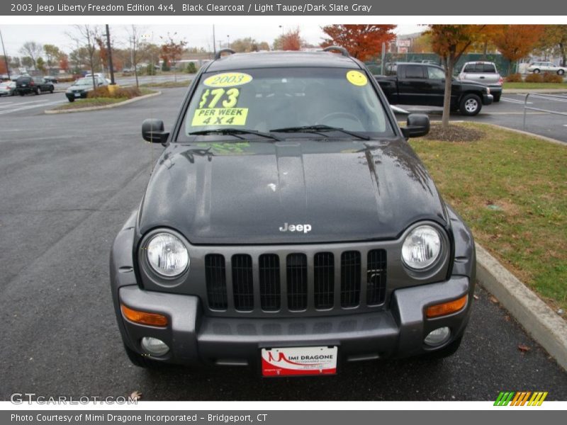 Black Clearcoat / Light Taupe/Dark Slate Gray 2003 Jeep Liberty Freedom Edition 4x4