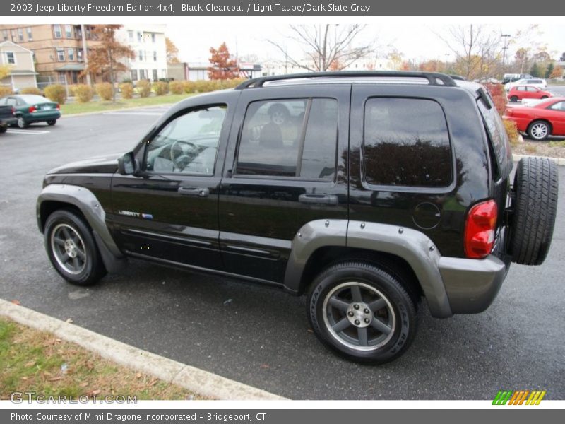 Black Clearcoat / Light Taupe/Dark Slate Gray 2003 Jeep Liberty Freedom Edition 4x4