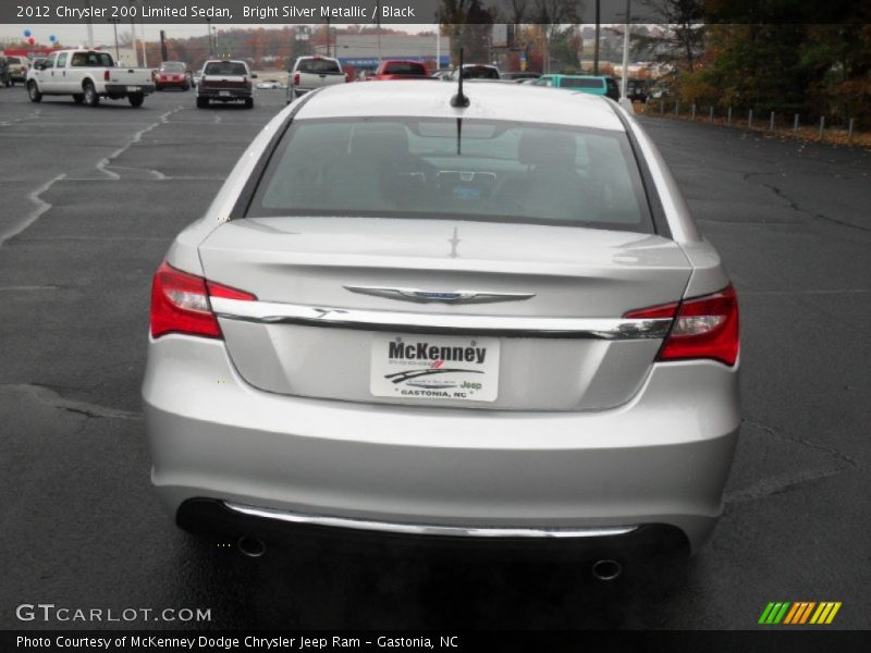 Bright Silver Metallic / Black 2012 Chrysler 200 Limited Sedan
