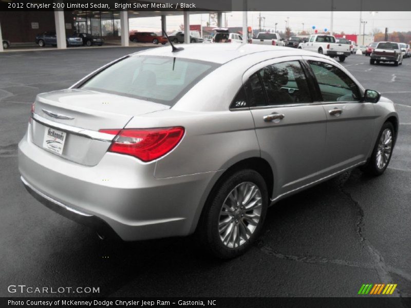 Bright Silver Metallic / Black 2012 Chrysler 200 Limited Sedan
