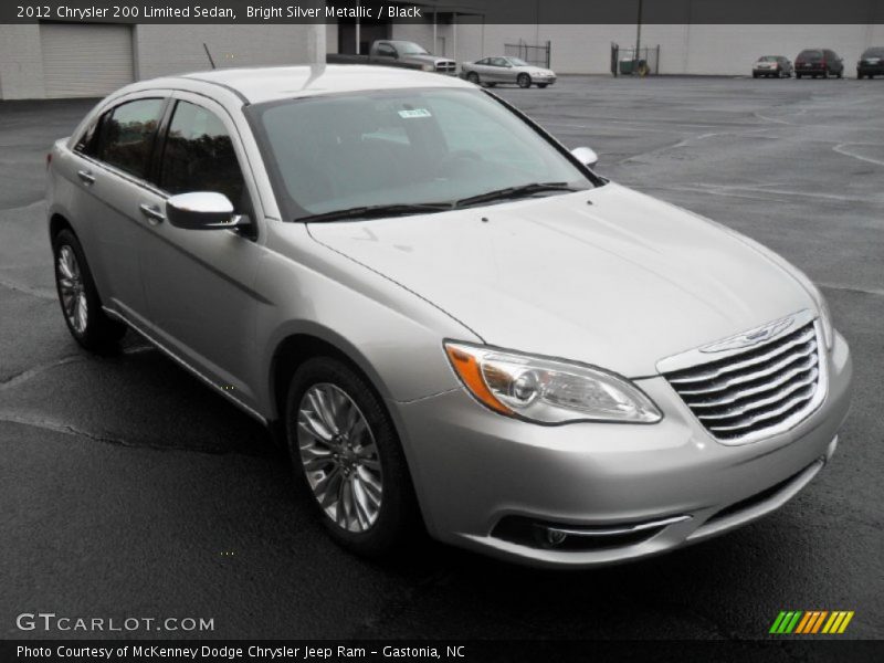 Bright Silver Metallic / Black 2012 Chrysler 200 Limited Sedan