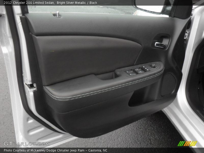 Bright Silver Metallic / Black 2012 Chrysler 200 Limited Sedan