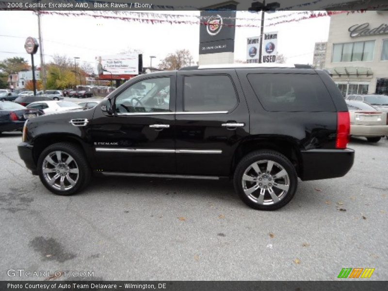 Black Raven / Ebony 2008 Cadillac Escalade AWD