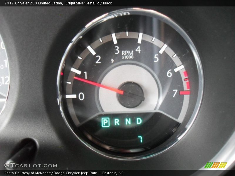 Bright Silver Metallic / Black 2012 Chrysler 200 Limited Sedan