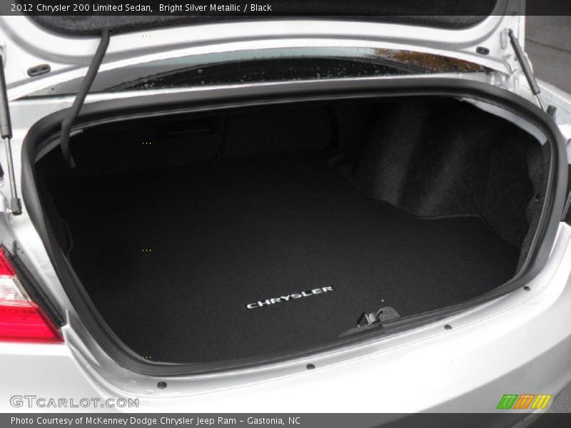 Bright Silver Metallic / Black 2012 Chrysler 200 Limited Sedan