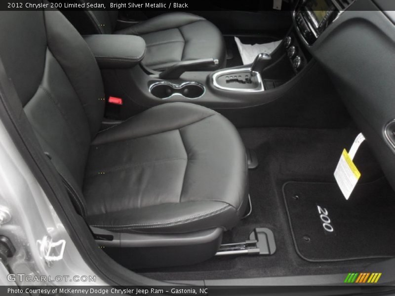 Bright Silver Metallic / Black 2012 Chrysler 200 Limited Sedan
