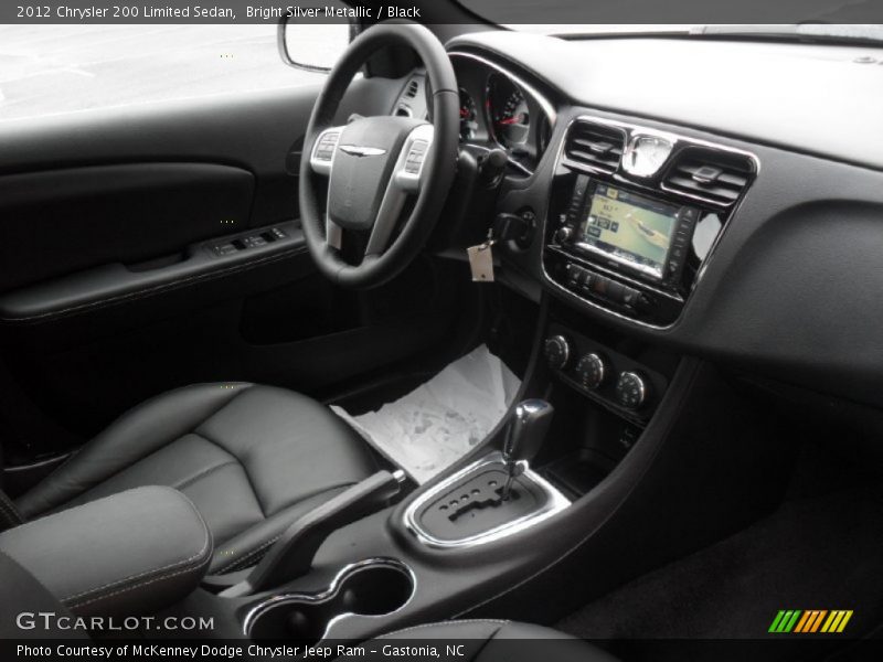 Bright Silver Metallic / Black 2012 Chrysler 200 Limited Sedan