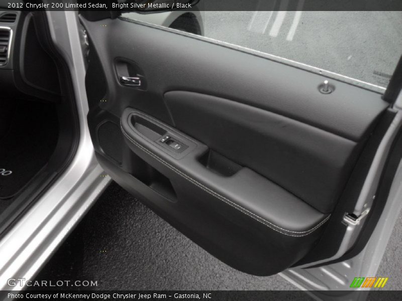 Bright Silver Metallic / Black 2012 Chrysler 200 Limited Sedan