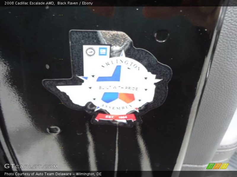 Black Raven / Ebony 2008 Cadillac Escalade AWD