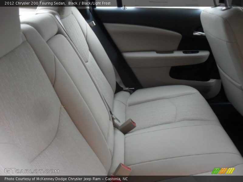 Black / Black/Light Frost 2012 Chrysler 200 Touring Sedan