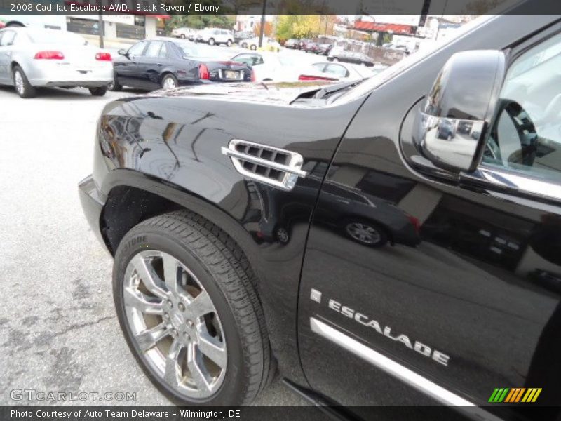 Black Raven / Ebony 2008 Cadillac Escalade AWD