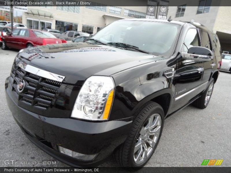 Black Raven / Ebony 2008 Cadillac Escalade AWD