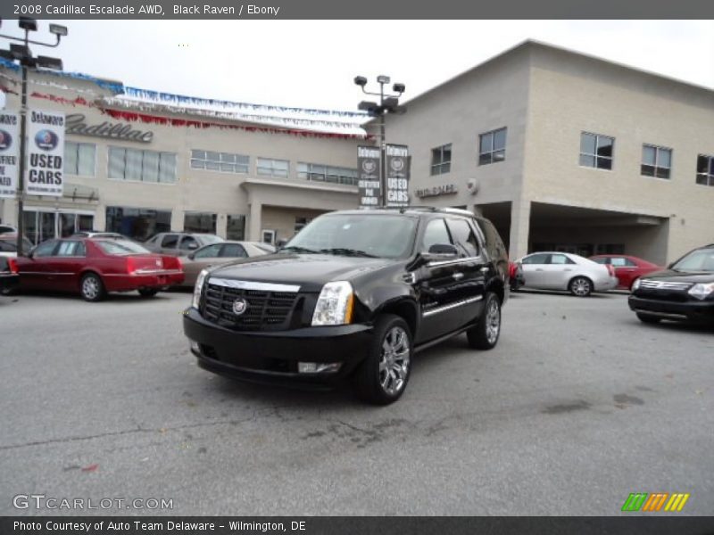 Black Raven / Ebony 2008 Cadillac Escalade AWD