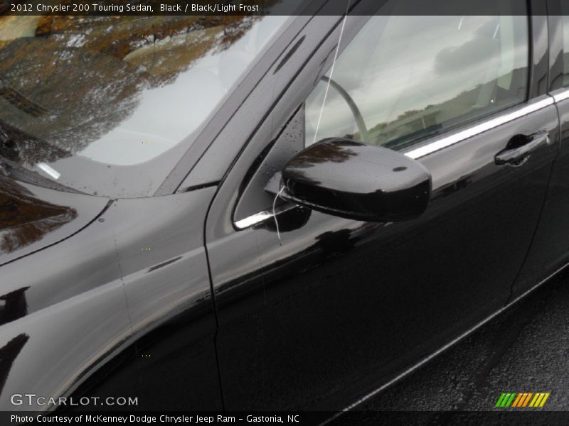 Black / Black/Light Frost 2012 Chrysler 200 Touring Sedan