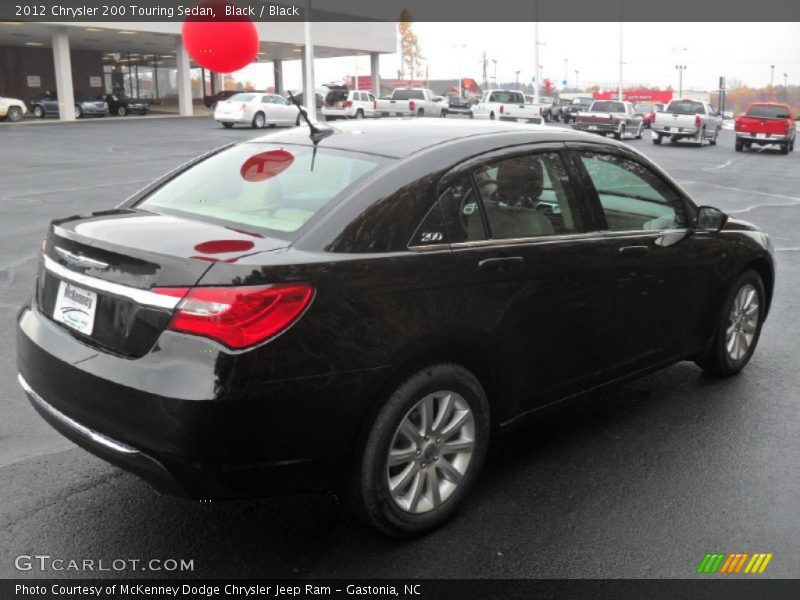 Black / Black 2012 Chrysler 200 Touring Sedan