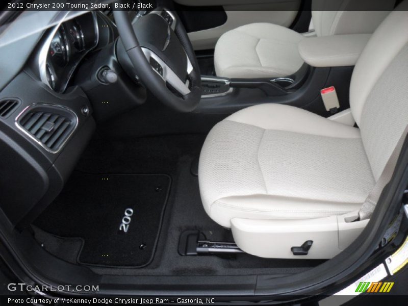 Black / Black 2012 Chrysler 200 Touring Sedan