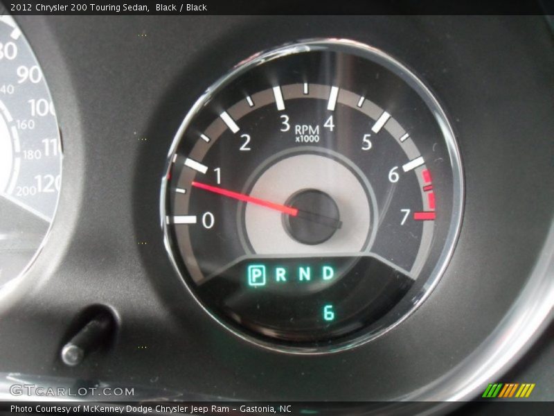 Black / Black 2012 Chrysler 200 Touring Sedan