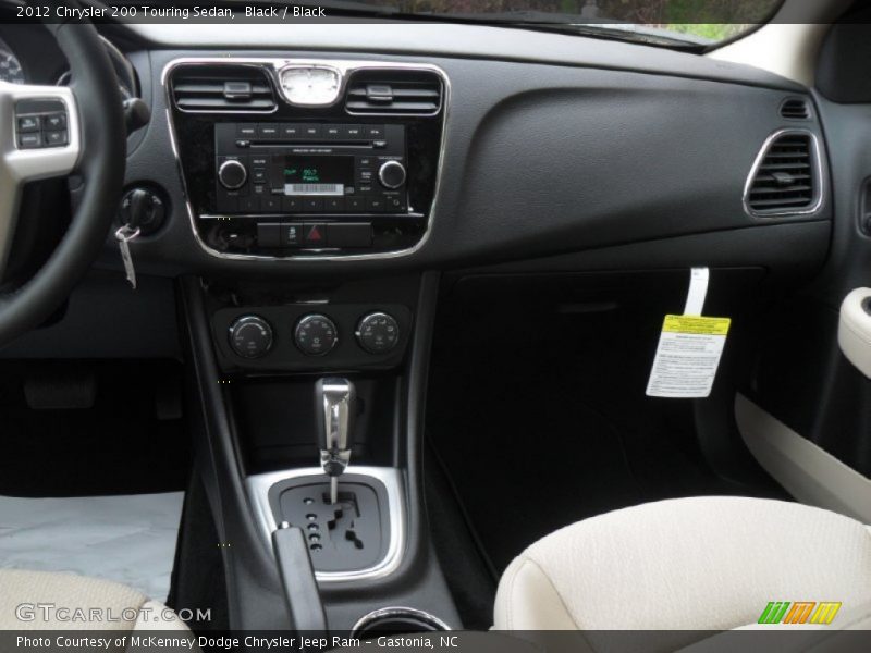 Black / Black 2012 Chrysler 200 Touring Sedan