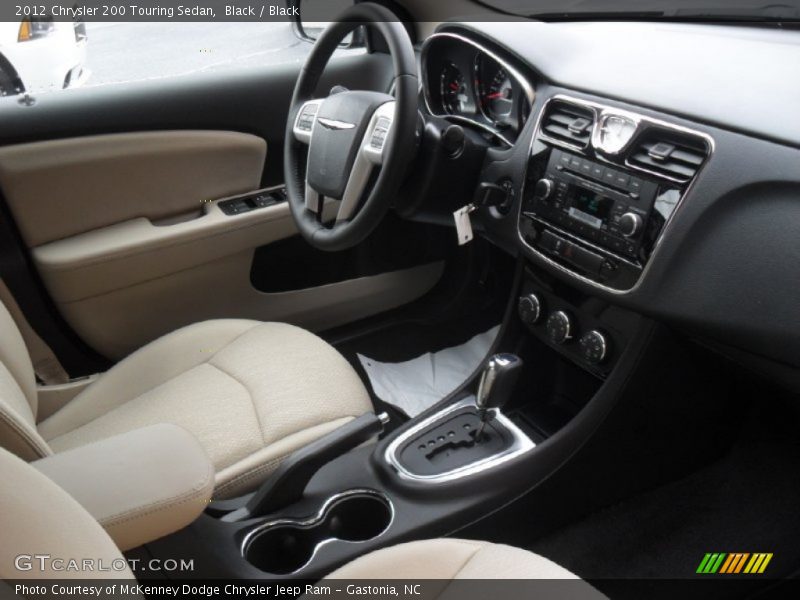 Black / Black 2012 Chrysler 200 Touring Sedan
