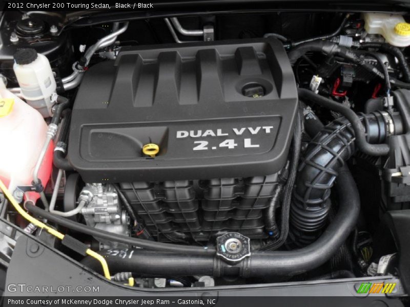 Black / Black 2012 Chrysler 200 Touring Sedan