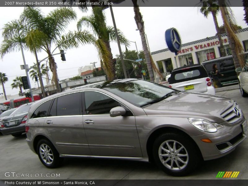 Pewter Metallic / Black 2007 Mercedes-Benz R 350 4Matic