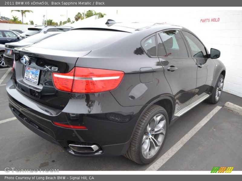 Black Sapphire Metallic / Black 2011 BMW X6 xDrive50i