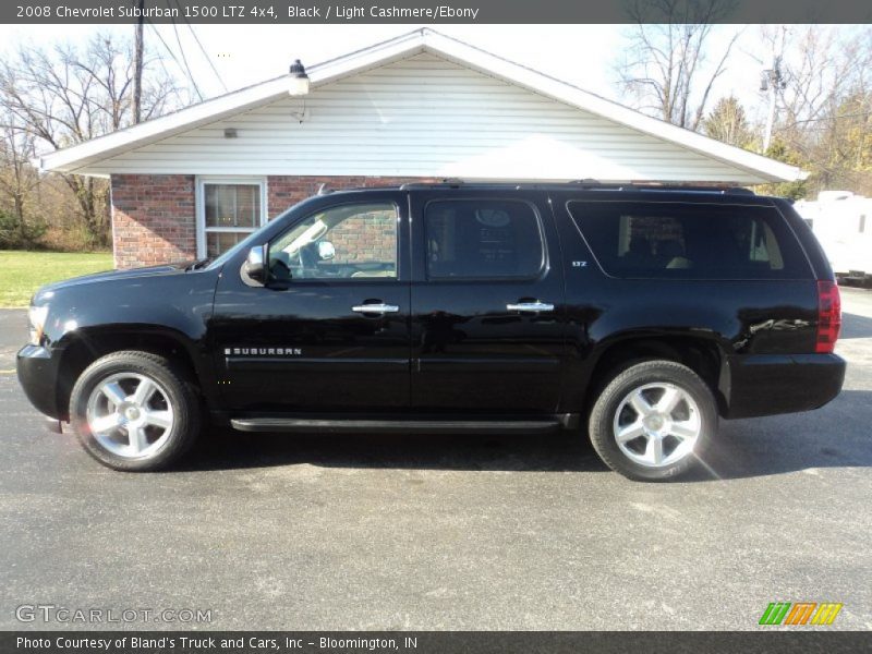 Black / Light Cashmere/Ebony 2008 Chevrolet Suburban 1500 LTZ 4x4