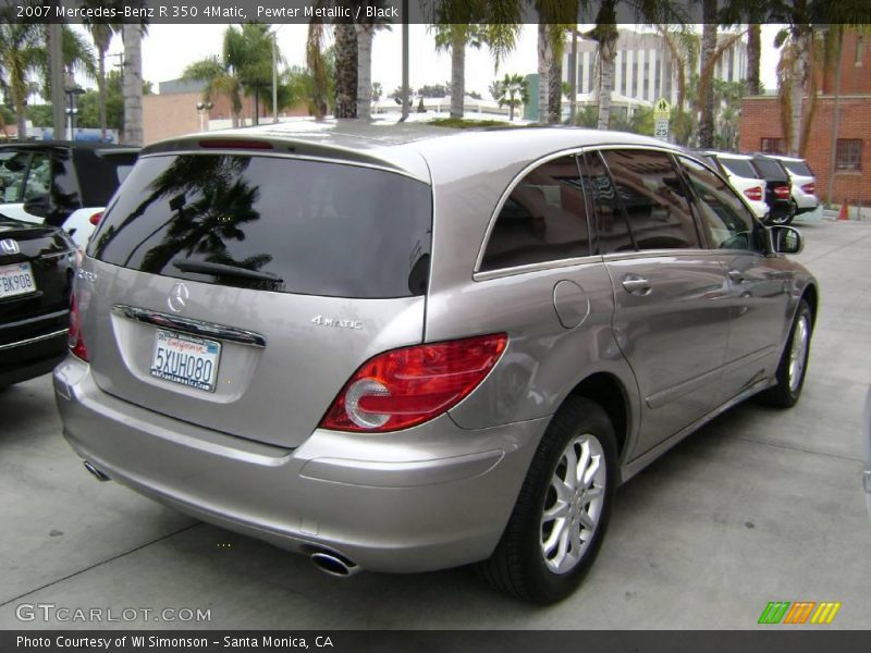 Pewter Metallic / Black 2007 Mercedes-Benz R 350 4Matic
