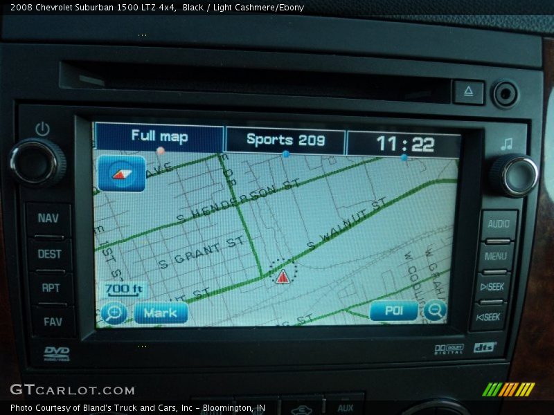 Navigation of 2008 Suburban 1500 LTZ 4x4