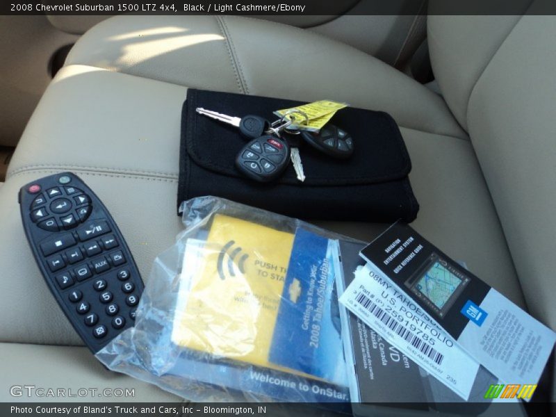 Black / Light Cashmere/Ebony 2008 Chevrolet Suburban 1500 LTZ 4x4