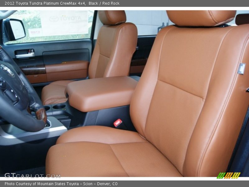 Black / Red Rock 2012 Toyota Tundra Platinum CrewMax 4x4