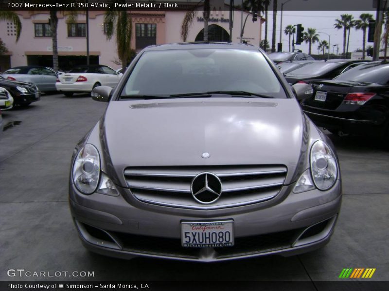 Pewter Metallic / Black 2007 Mercedes-Benz R 350 4Matic