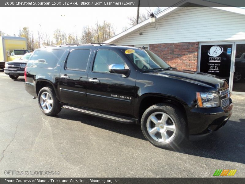 Black / Light Cashmere/Ebony 2008 Chevrolet Suburban 1500 LTZ 4x4
