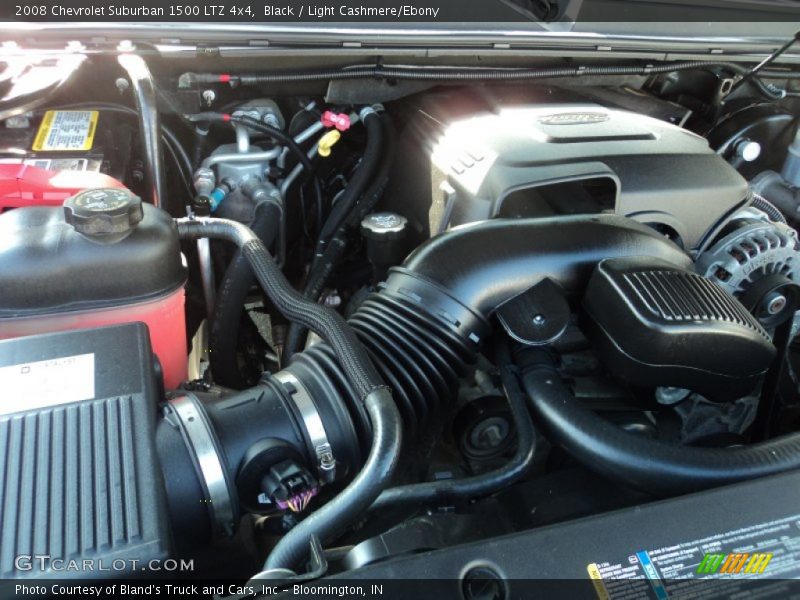 Black / Light Cashmere/Ebony 2008 Chevrolet Suburban 1500 LTZ 4x4