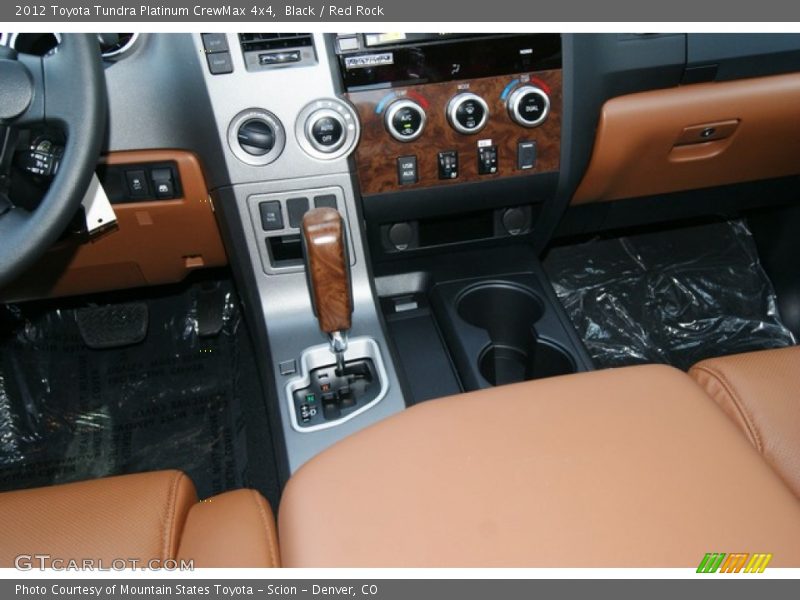 Black / Red Rock 2012 Toyota Tundra Platinum CrewMax 4x4