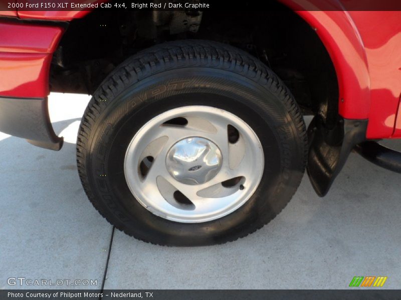 Bright Red / Dark Graphite 2000 Ford F150 XLT Extended Cab 4x4