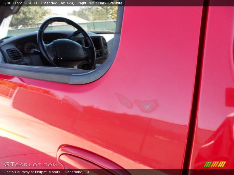 Bright Red / Dark Graphite 2000 Ford F150 XLT Extended Cab 4x4