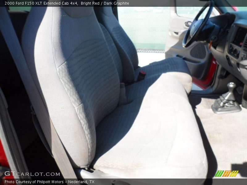 Bright Red / Dark Graphite 2000 Ford F150 XLT Extended Cab 4x4