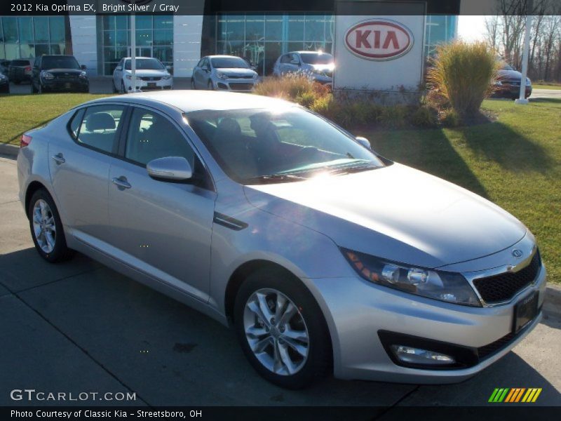 Bright Silver / Gray 2012 Kia Optima EX