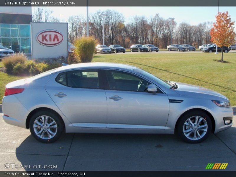 Bright Silver / Gray 2012 Kia Optima EX