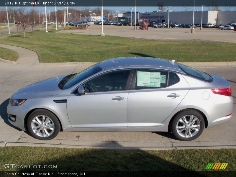 Bright Silver / Gray 2012 Kia Optima EX