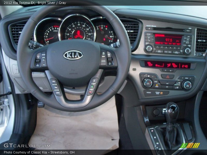 Bright Silver / Gray 2012 Kia Optima EX