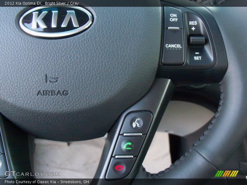 Bright Silver / Gray 2012 Kia Optima EX