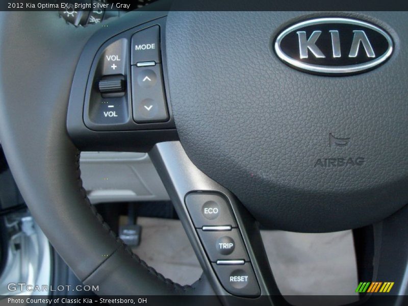 Bright Silver / Gray 2012 Kia Optima EX