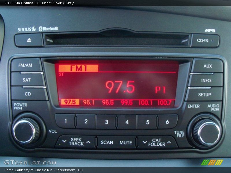 Bright Silver / Gray 2012 Kia Optima EX