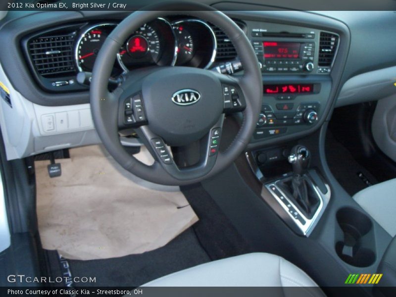 Bright Silver / Gray 2012 Kia Optima EX