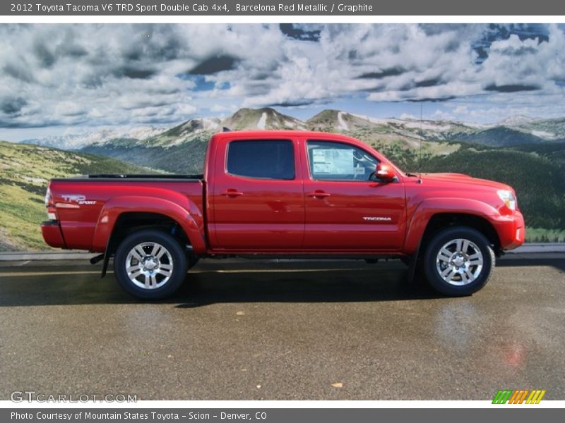  2012 Tacoma V6 TRD Sport Double Cab 4x4 Barcelona Red Metallic