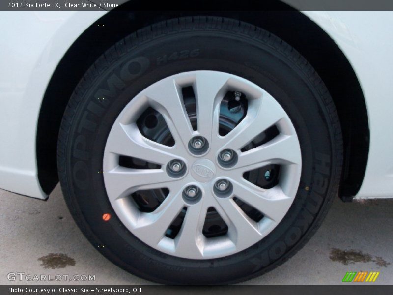 Clear White / Stone 2012 Kia Forte LX