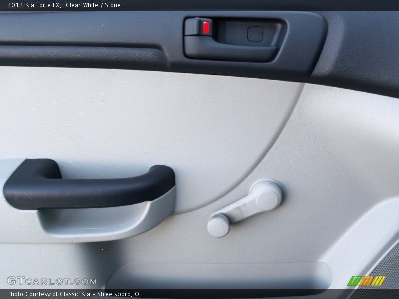 Clear White / Stone 2012 Kia Forte LX