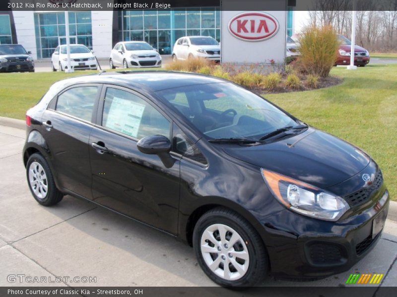  2012 Rio Rio5 LX Hatchback Midnight Black